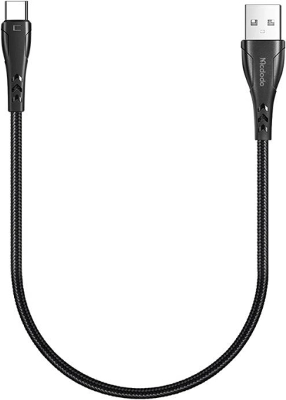 USB til USB‑C kabel MCDODO 0,2 m sort