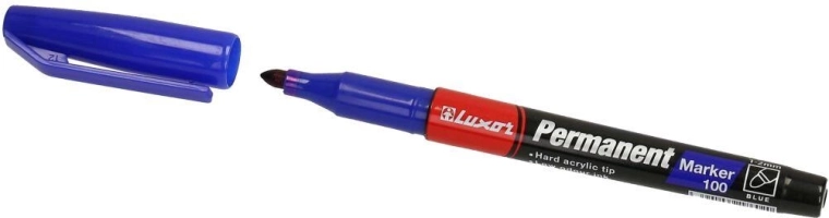 Permanent marker Luxor 100 – Blå