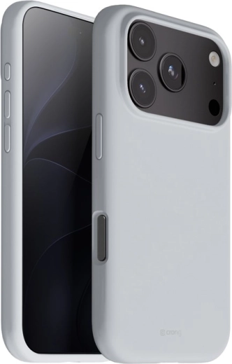 Crong Color Cover Magnetic beskyttelsescover med MagSafe til iPhone 18 Pro – Grå