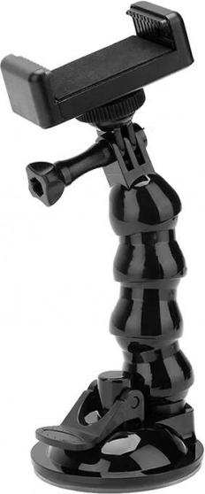 fleksibelt holder med sugekop til bil Telesin til actionkameraer og telefoner