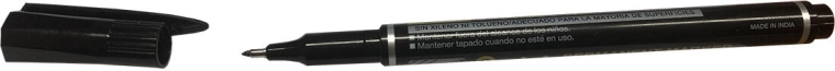 Permanent marker LUXOR 100, sort, 1–2 mm
