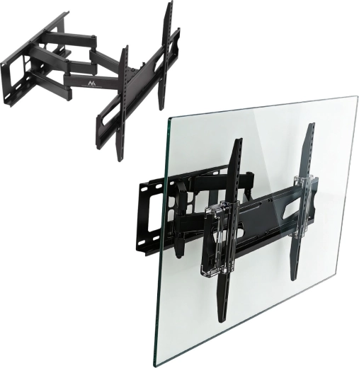 Vægbeslag til TV 37–80" universal, maks. 45 kg, VESA 600×400, sort