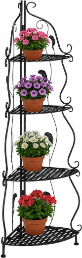 Fire gitterhylder til blomster og dekorationer