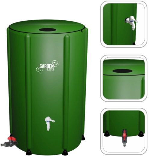 Stor kapacitet på 500 l til nem vanding