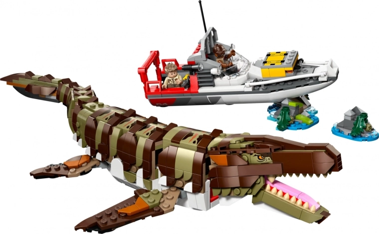 Bevægelig mosasaurusmodel