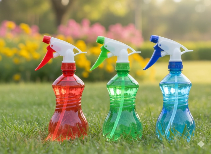 Justerbar dyse fra tåge til stråle