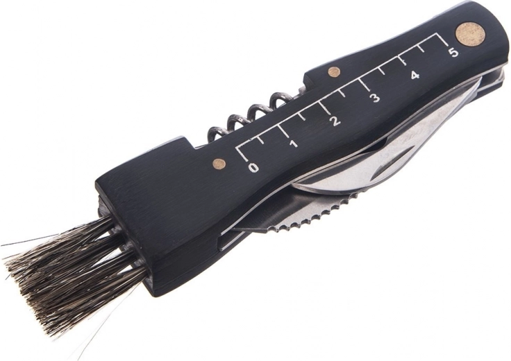 Multifunktionelt lommeformat med proptrækker