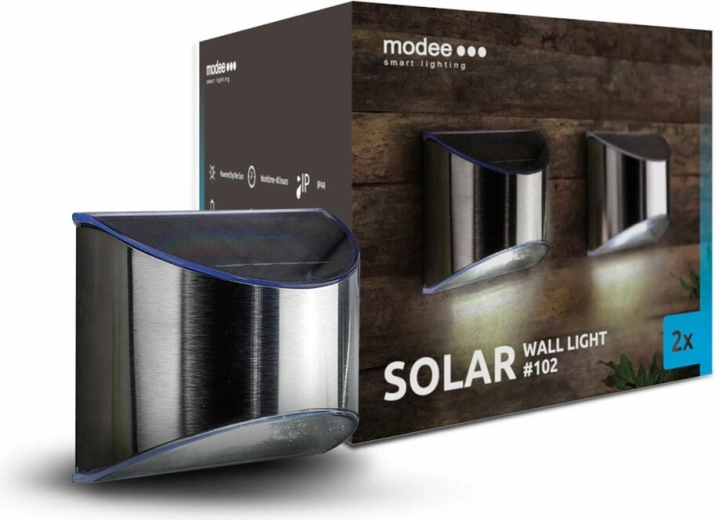 Modee Smart Lighting solcelle-væglamper 2 stk.