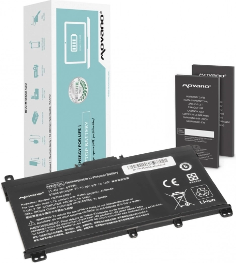 Movano HW03XL-batteri til HP 15-eg / 15-eh / 17-cn / 17-cp bærbare (4150 mAh, 47 Wh)