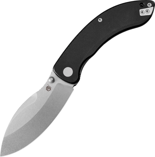 Petrified Fish Zonda foldekniv 9,5 cm, stonewash, sort G10