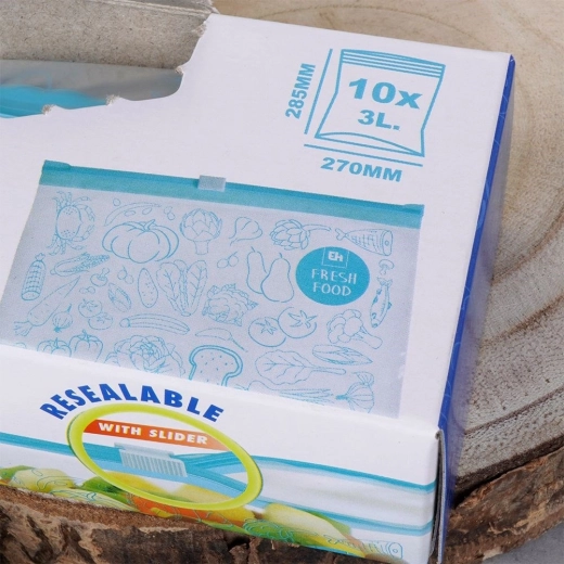 Praktisk sæt 10 stk. – volumen 3 l