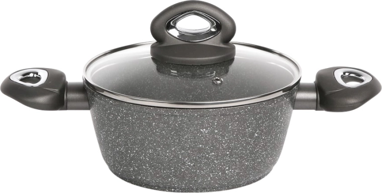 Valdinox Rock gryde med låg 18 cm, 1,7 l