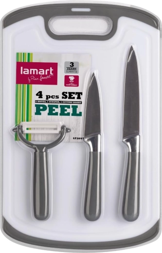 Lamart Peel køkkensæt med knive, skræller og skærebræt