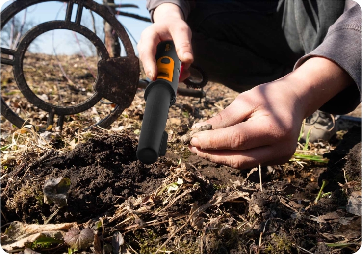 IPX8-vandtæthed til søgning i vand og mudder