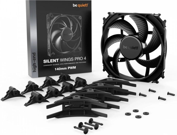 be quiet! Silent Wings Pro 4 140 mm PWM – stille og kraftfuld blæser