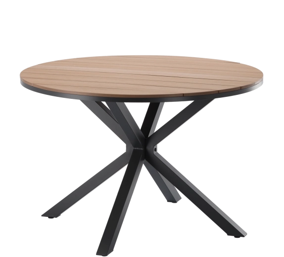 Moderne design og rund form til fælles måltider