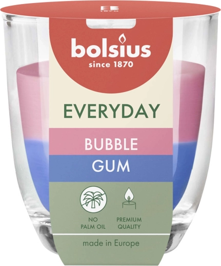Duftlys i glas Bubble Gum 8 × 7 cm