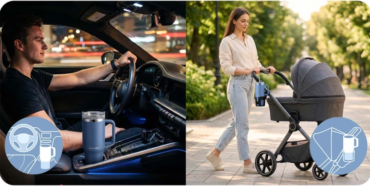 Til rejser, arbejde og bilen