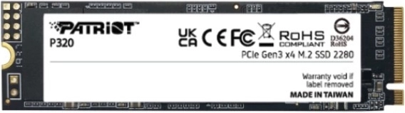 SSD-disk 512 GB PATRIOT P320 PCIe M.2 NVMe Gen3 x4
