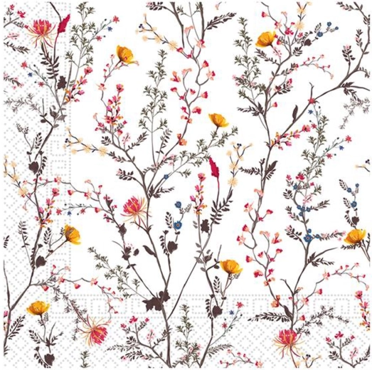 Servietter 3-lags Efterårsblomster 33 × 33 cm