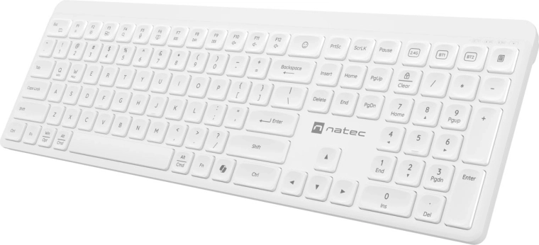 Tastatur i fuld størrelse med ergonomisk layout