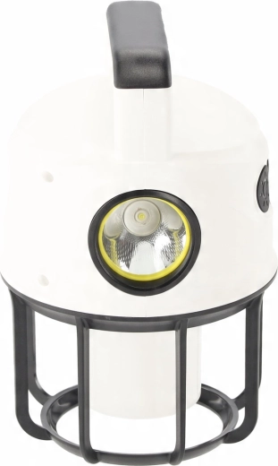 Lys fra to kilder: diffus fladebelysning + side-spotlygte