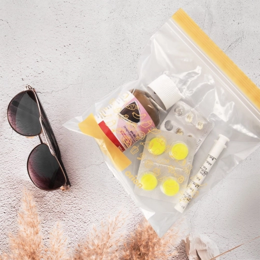 Praktiske også til rejsen