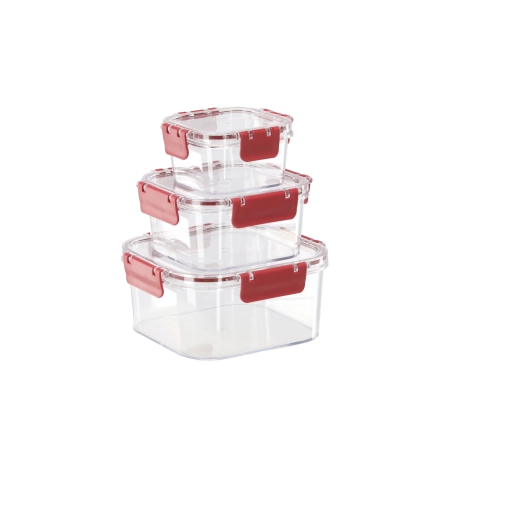 Tætsluttende låg med låse mod lækage