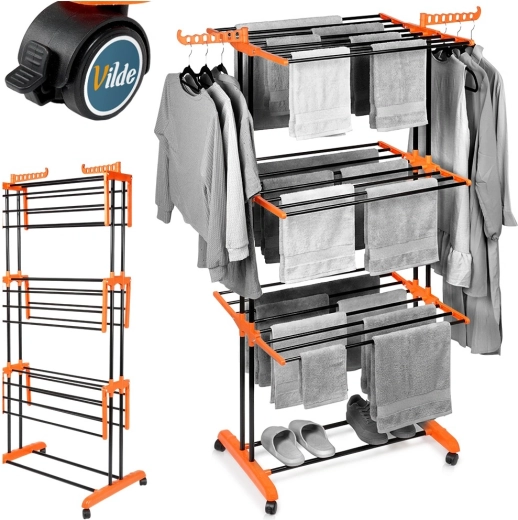 Mobilitet og sikkerhed takket være 4 hjul med bremse