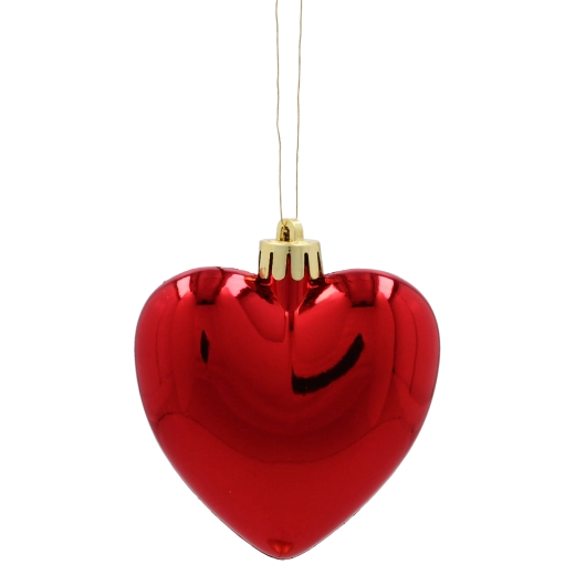 Glimmer og elegance i hjerteform