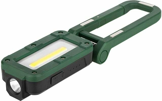 To lyskilder: fladt COB og punkt-LED