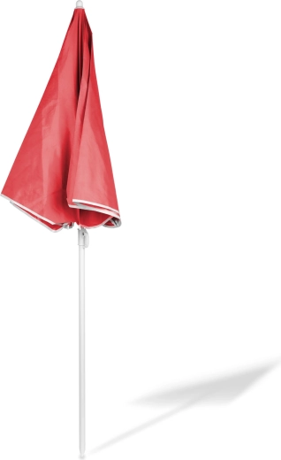 Stor rød haveparasol 155 × 135 cm