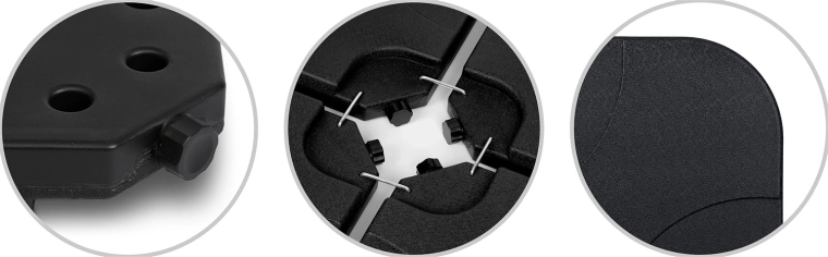 Robust overflade og sikker kliklås