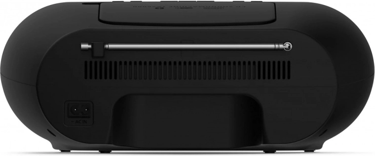 Alsidig afspilning: CD, USB, AUX og hovedtelefoner