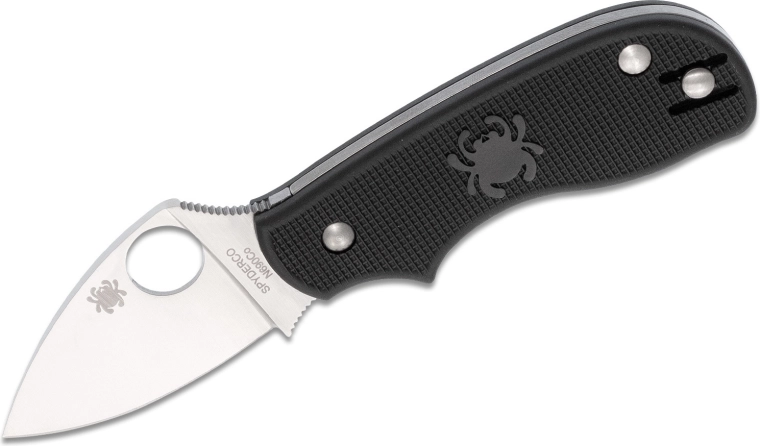 Spyderco Squeak Lightweight lommekniv (foldekniv) 5,1 cm sort FRN