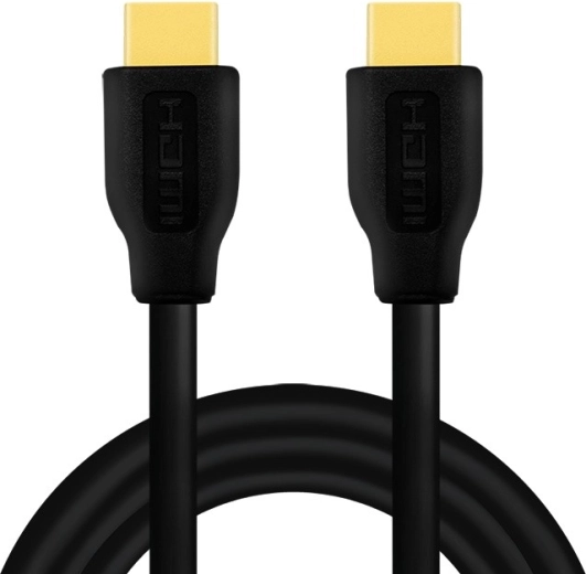 LogiLink HDMI-kabel High Speed med Ethernet 4K/60 Hz 5 m sort - 1 stk.