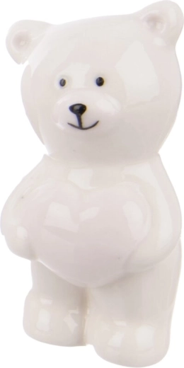 Dekorativ porcelænsfigur – hvid bjørn