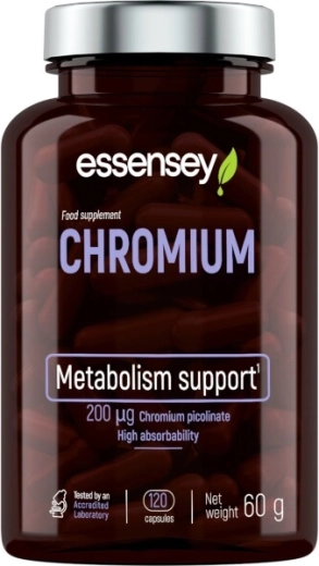 Essensey chrom – 120 kapsler