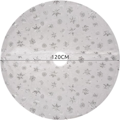 Diameter på 120 cm – ideel til gaver og til at dække træets fod