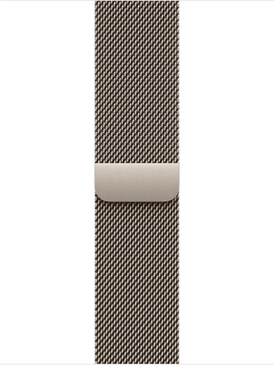 Milanese rem i naturfarve til 40 mm urkasse