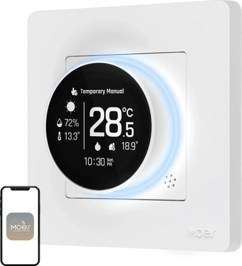 Moes smart ZigBee-termostat til vandvarmere og gaskedler ZHT-SR-GC