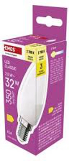 LED-pære CLS stearinlys E14 2,5 W 350 lm varm hvid