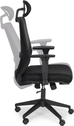 Vippe- og tiltmekanisme med lås