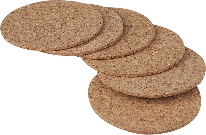 Naturlig kork og ren rund form