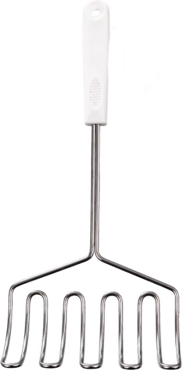 Hulsi til dumplings i rustfrit stål med plastgreb 33,5 × 16 cm