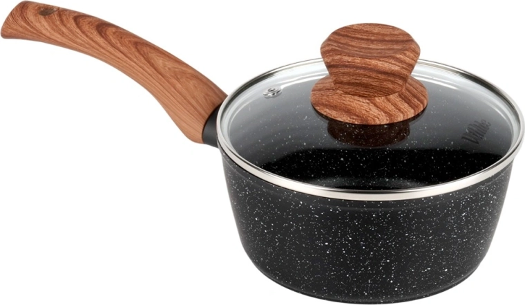 Behageligt håndtag og glaslåg med ventil