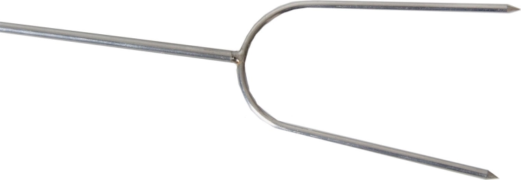 Dobbelt spyd i rustfrit stål for sikker fastgørelse