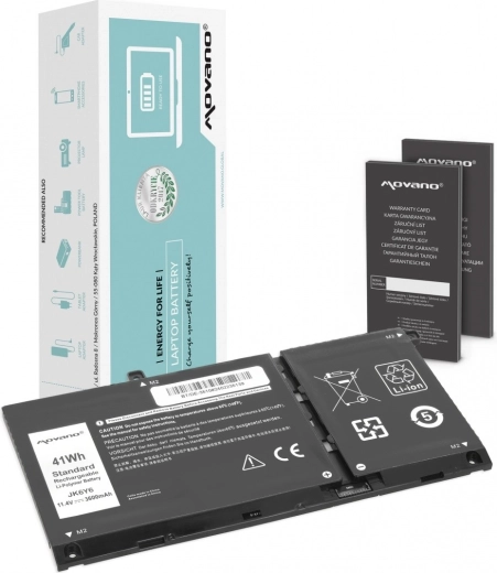 Movano JK6Y6-batteri til Dell Latitude og Inspiron 3600 mAh (41 Wh)