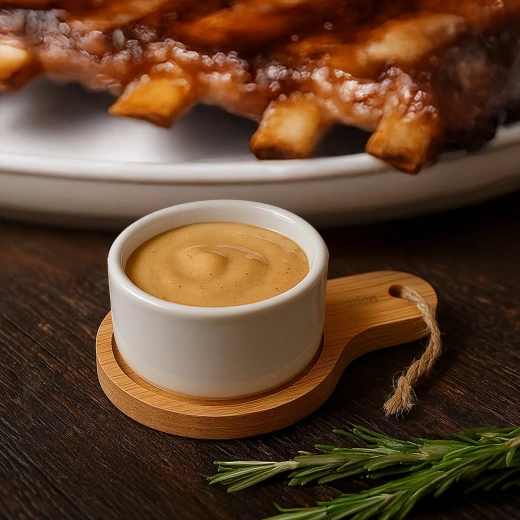 Elegant kontrast mellem porcelæn og bambus