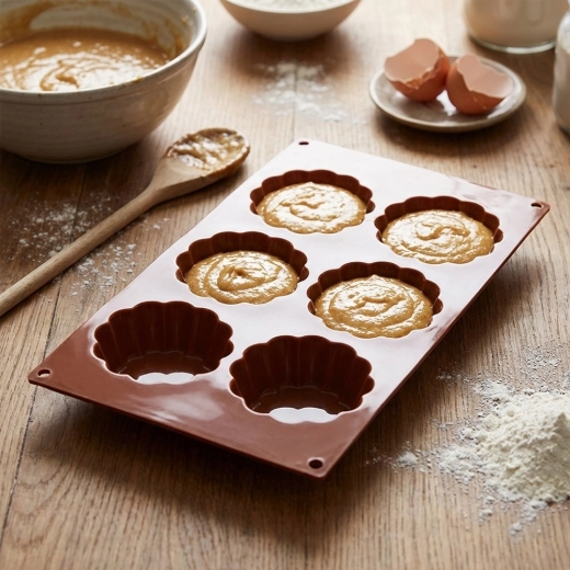 Non-stick og fleksibel silikone for nem udtagning